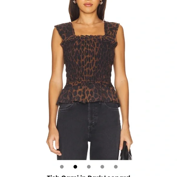 NWOT Damson madder leopard top XS - Picture 1 of 4